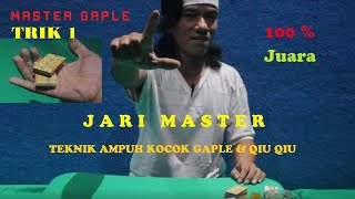 Download lagu Teknik Kocok Kartu Domino Gaple dan Qiuqiu TRIK 1- JARI MASTER || Cord Domino Trick mp3
