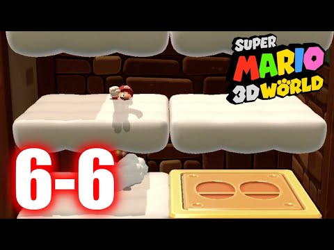 Super Mario 3D World - 6-6 Bullet Bill Base - All Stars & Stamp 100% Gameplay Walkthrough