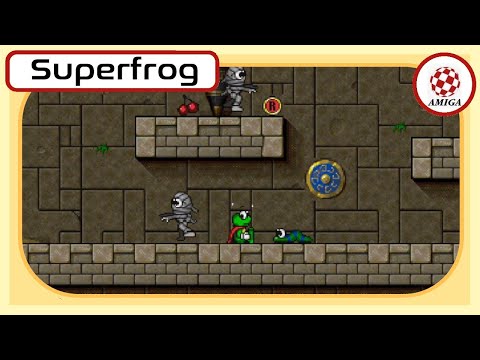 Superfrog "World 04 Pyramid" in 07m 25s | Speedrun [Amiga]