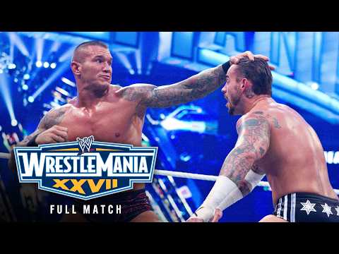 FULL MATCH: CM Punk vs. Randy Orton: WrestleMania XXVII