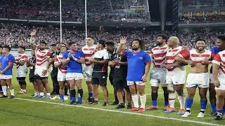 【ラグビーW杯】日本とサモアが作った“ハートの人文字”に海外感動「ラグビー…団結…リスペクト」