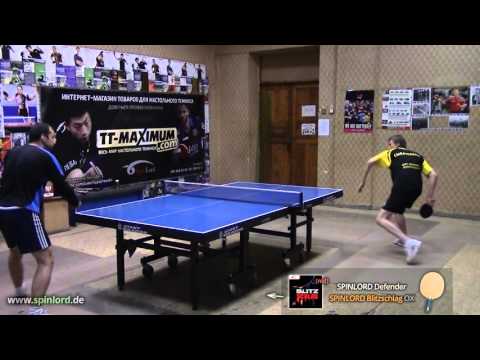 SPINLORD Blitzschlag OX: BH block against powerful looping on SPINLORD Defender blade