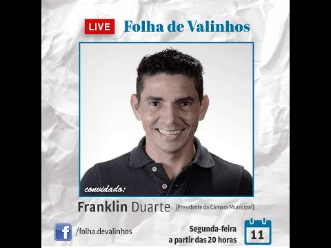 A Folha de Valinhos entrevista o vereador Franklin Duarte, presidente da Câmara Municipal.