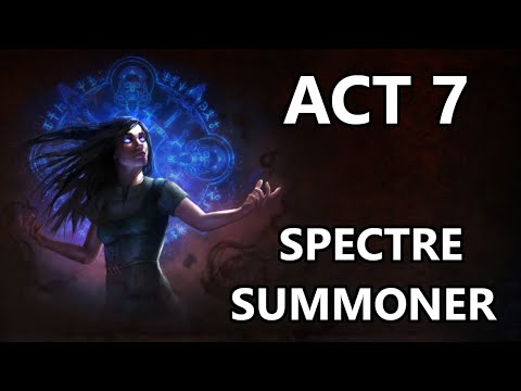 Leveling with Penguin Act 7 - Spectre Summoner Necromancer | Path of Exile