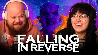 really going for it! | FALLING IN REVERSE - "WATCH THE WORLD BURN" (REACTION)