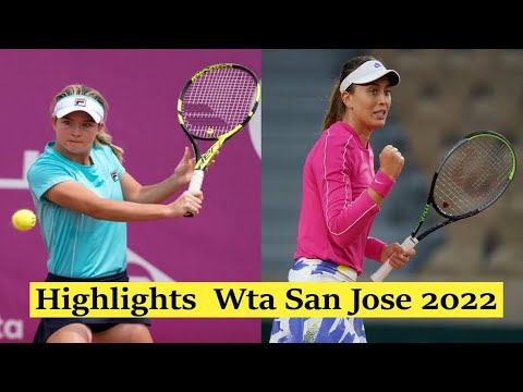 Elizabeth Mandlik vs Paula Badosa Highlights !!! WTA San Jose 2022