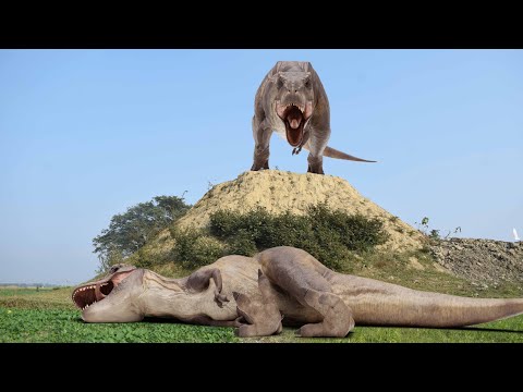 The Last Blockbuster T-rex Chase All Parts | Jurassic Park Fan Made  Dinosaur Video | 4 Minute Movie