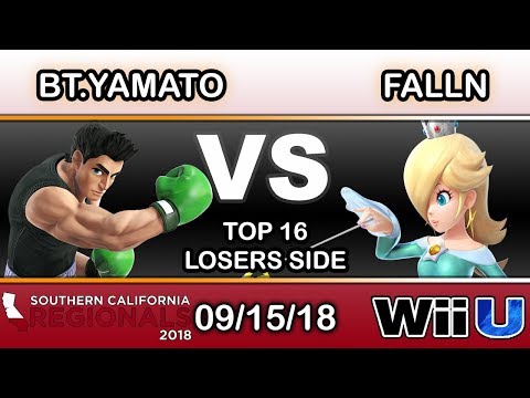 SCR 2018 - BT.YAMATO (Little Mac) Vs. falln (Rosalina) Top 16 Losers - Smash 4