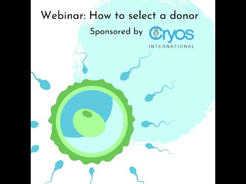 How to select a Donor with Cryos Sperm Bank