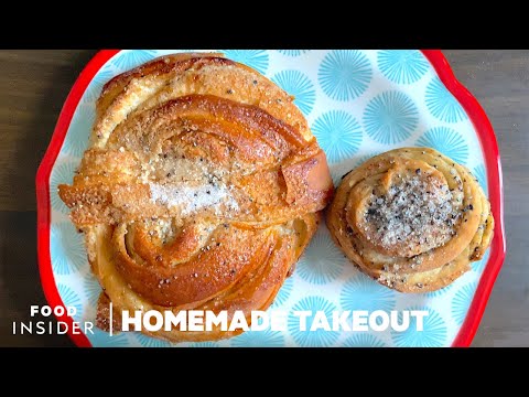 瑞典著名的小豆蔻包｜自制外賣 (Famous Swedish Cardamom Buns | Homemade Takeout)