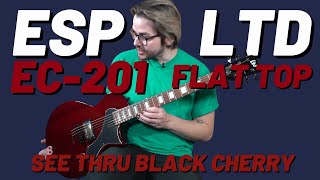 Video thumbnail for ESP LTD EC-201FT See Thru Black Cherry | Flat Top Single Cut with One Pickup & Tons of Tones! by Uhlik Music