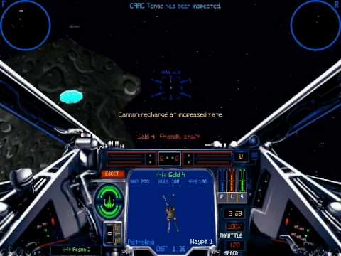 Playthrough of X-Wing vs TIE Fighter Rebel Mission 12 Part 1 - Protect Resupply