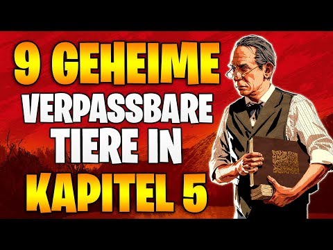 Red Dead Redemption 2: 9 GEHEIME Verpassbare Tiere in Kapitel 5 - 100% Kompendium | Vogel & Schlange