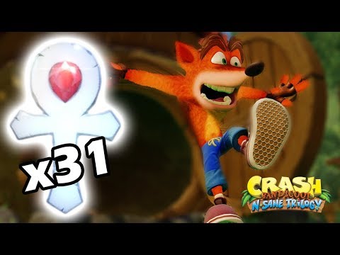 Crash Bandicoot 3: N. Sane Trilogy - All Platinum Relics | 1080p 60fps