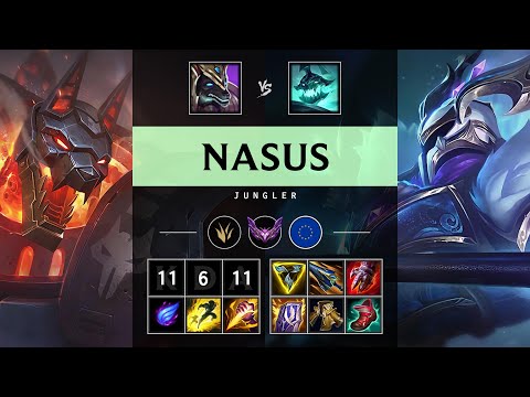 Nasus Jungle vs Hecarim: Tank Titan - EUW Master Patch 14.22