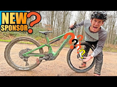 UNVEILING MY NEW SPONSOR AND RIDING MASSIVE MTB JUMPS!