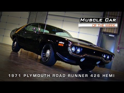 1971 Plymouth Road Runner 426 Hemi Muscle Car Of The Week Video #63