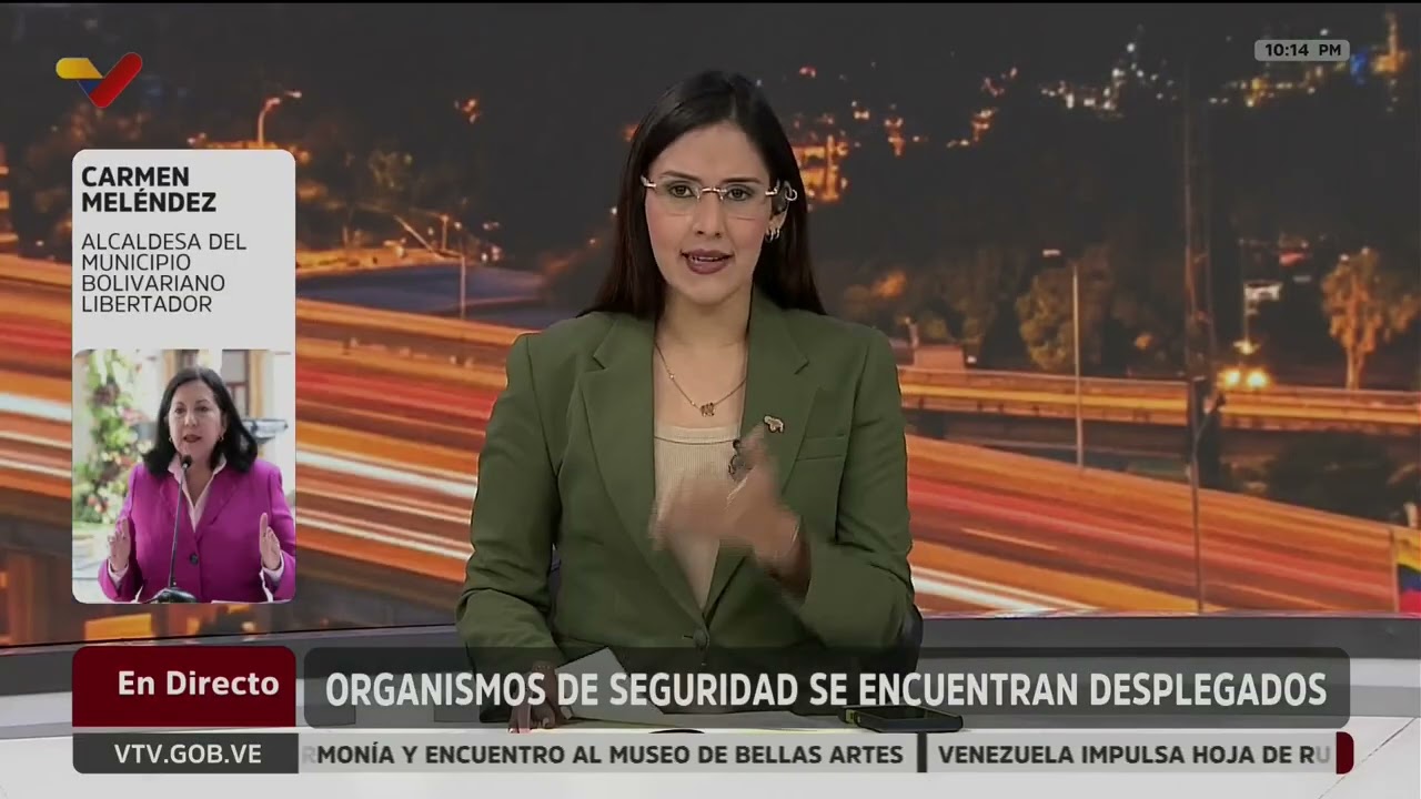 Carmen Meléndez, alcaldesa de Caracas, sobre las lluvias este 22 agosto 2026