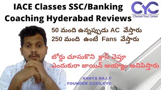 IACE Classes SSC Coaching Hyderabad Reviews | Best Banking Coaching in hyderabad | Vanya Raj