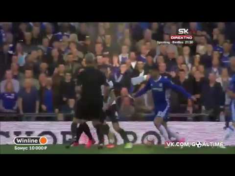 Nemanja Matic Amazing Goal   Chelsea vs Tottenham