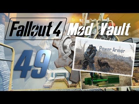 FALLOUT 4 Mod Vault #49 : Power Armor Storage & Big Revolvers