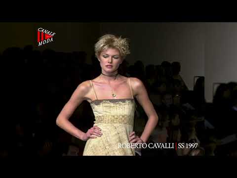 ROBERTO CAVALLI Spring Summer 1997 Milan 4K - Canale Moda