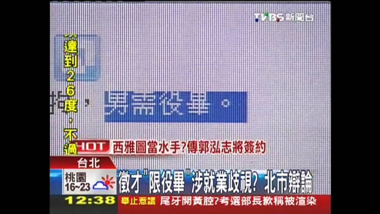 徵才「限役畢」涉就業歧視? 北市辯論