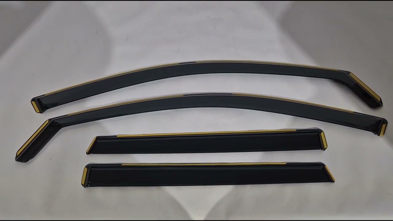 Skoda Karoq 2018- рр. Вітровики вставні Niken Luxury (2021-, 4 шт) Video 1