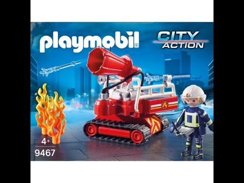 PLAYMOBIL 9467 === 👨‍🚒🚒 ROBOT DE EXTINCION (BOMBEROS)