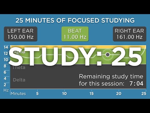 [Pomodoro Technique] 25 Minutes of Focused Studying: The Best Binaural Beats
