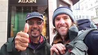 Running into one of my viewers in Copenhagen, Denmark