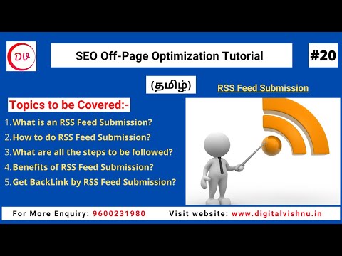 RSS Feed Submission for SEO in Tamil | How to Do RSS Feed Submission | RSS Submission Site List 2021