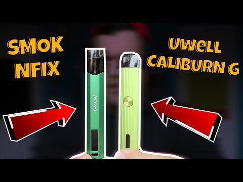 SMOK Nfix Kit vs Uwell Caliburn G Review