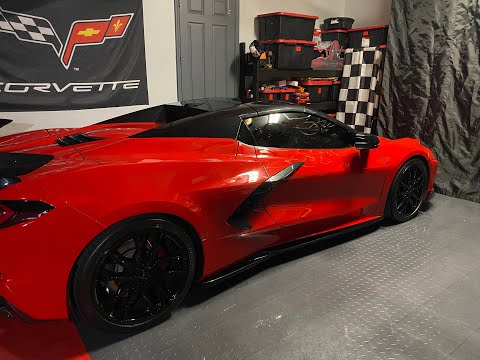 Maxton wingless side skirt install & review C8 Corvette Stingray mod no 5VM From Paragon Performance