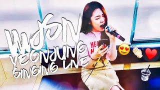 WJSN Yeonjung Singing Live on Vlive