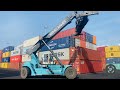 how to load a 40ft. container safely and conveniently onto a truck⚓️