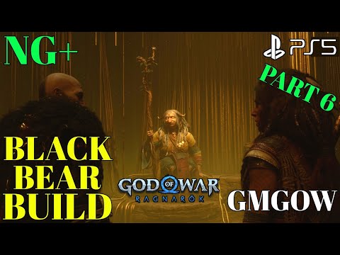 PS5 God of War Ragnarok NG+ Gameplay Walkthrough Part 6 Black Bear Build | GOW Ragnarok NG+ Gameplay