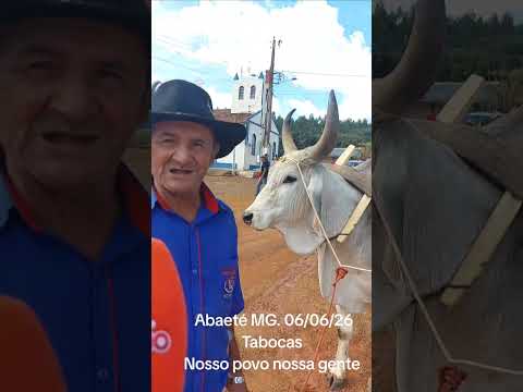 Abaeté MG. 06/06/26. Festa da Tabocas. Nosso povo nossa gente.