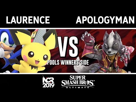 NCR 2019 SSBU - Laurence (Sonic, Pichu) Vs. bc | ApologyMan (Wolf) - Pools Winners Side
