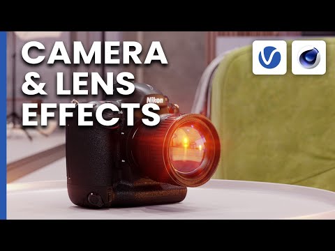 Working with camera settings and lens effects in V-Ray for Cinema 4D