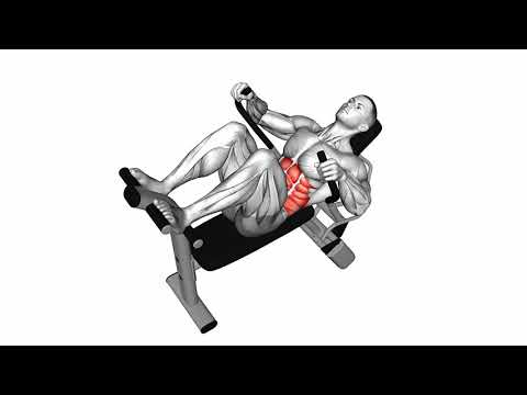 Karın/Mide Egzersizleri - Lever Lying Crunch Waist