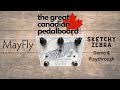 MayFly Audio Sketchy Zebra Pedal Demo | THE GREAT CANADIAN PEDALBOARD