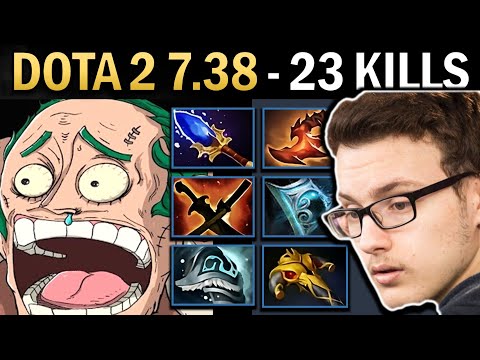 Pudge Gameplay Miracle with 23 Kills and SNY - Dota 2 7.38