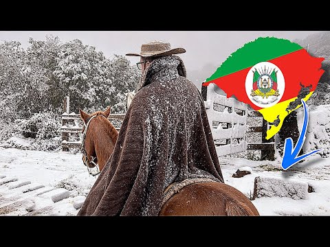 ❄️NEVE no RIO GRANDE DO SUL neste domingo (06) Cambará do sul e São José dos Ausentes-RS 