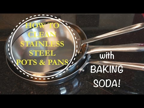 HOW TO CLEAN POTS AND PANS WITH BAKING SODA
