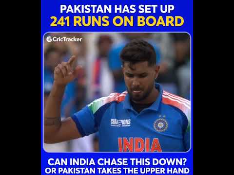 PAKISTAN HAS MADE 241 RUNS AGAINST INDIA #viratkohli #rohitsharma #msdhoni #ipl