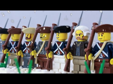 The Battle of Trenton - American Revolution stop motion