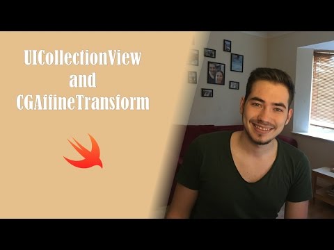 UICollectionView and CGAffineTransform in Swift 3