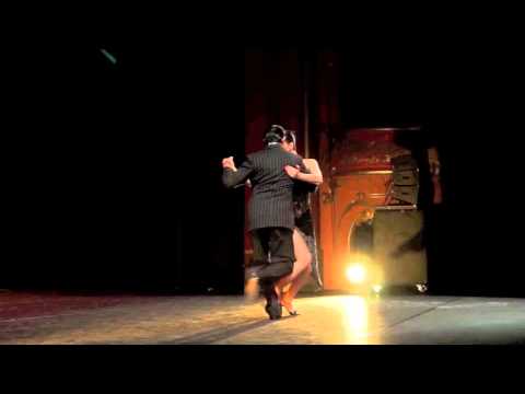  Miguel Angel Zotto  and  Daiana Guspero  are  dancing  to  a  tango  at  Aix Tango Festival  in  2014