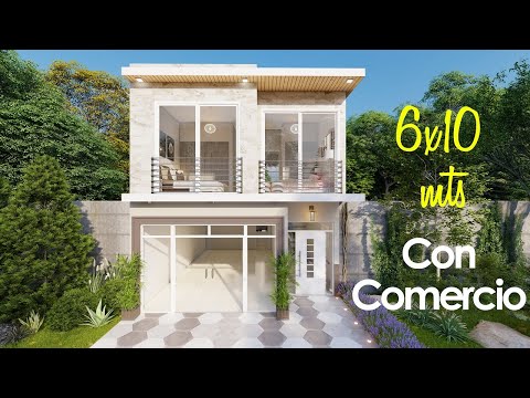 House Plan with Commercial Space | House Plan with Business